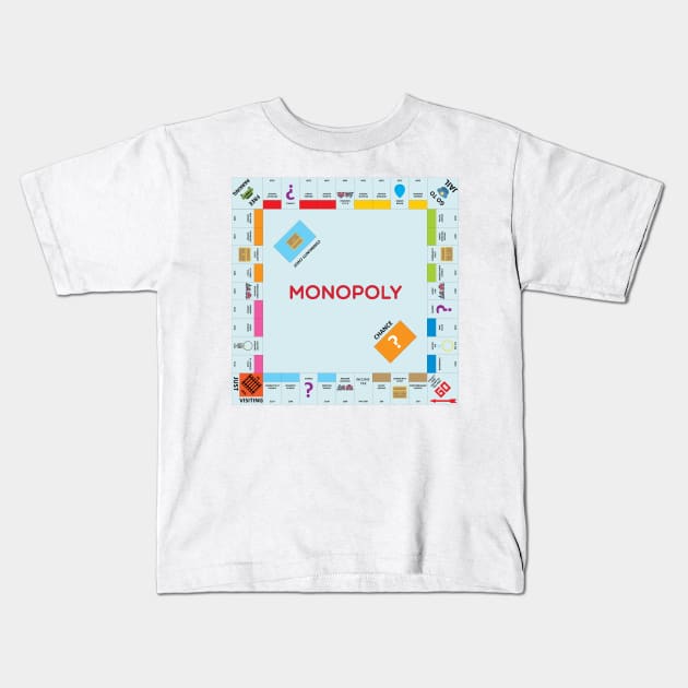 Monopoly Kids T-Shirt by imlying